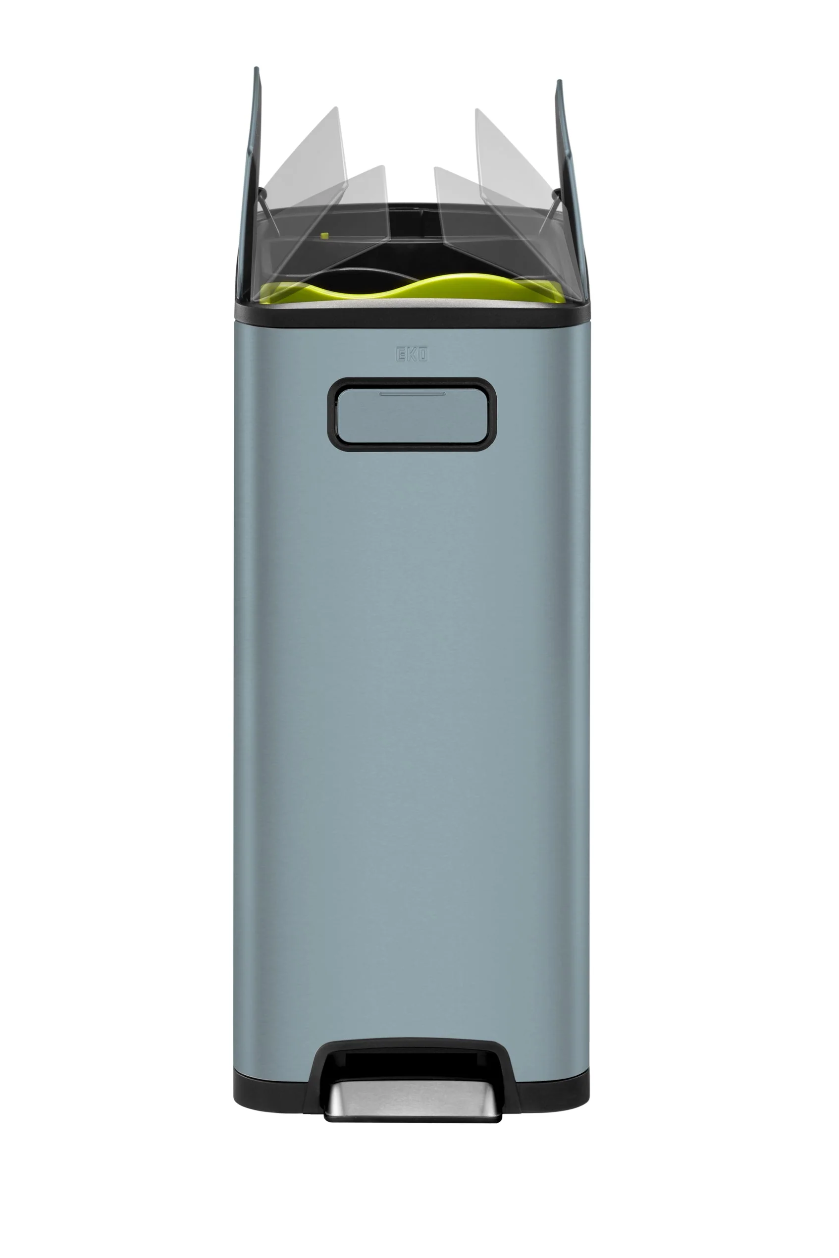 EKO Ecofly Slim Dual Compartment Recycling Bin - 2 x 20 Litre - Image 10
