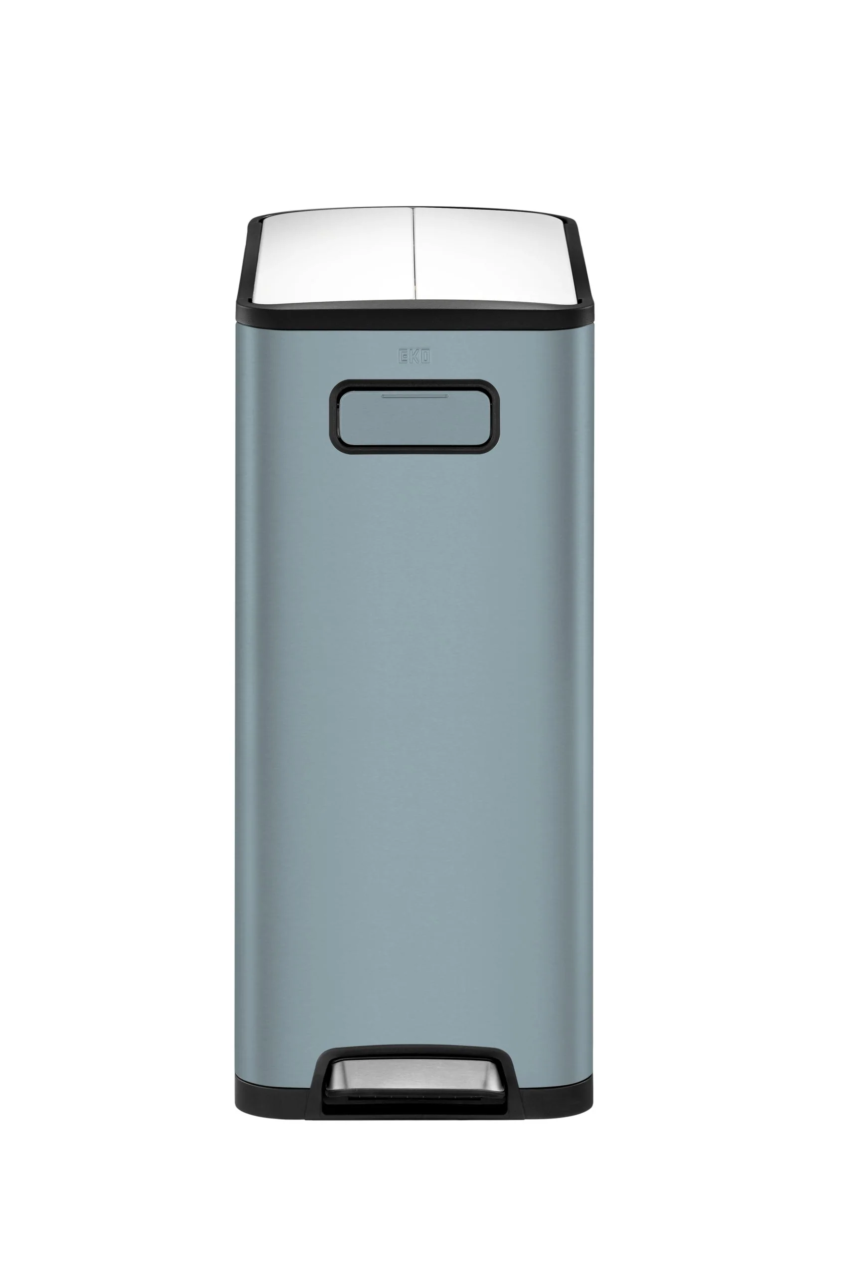 EKO Ecofly Slim Dual Compartment Recycling Bin - 2 x 20 Litre - Image 3