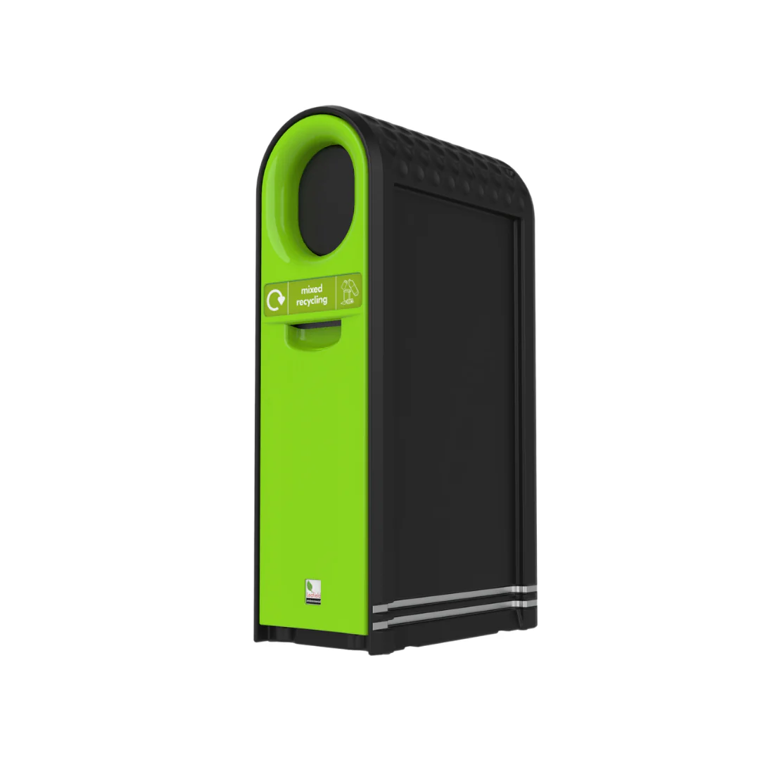 External Slim Design Recycling Bin - 80 Litres - Image 4
