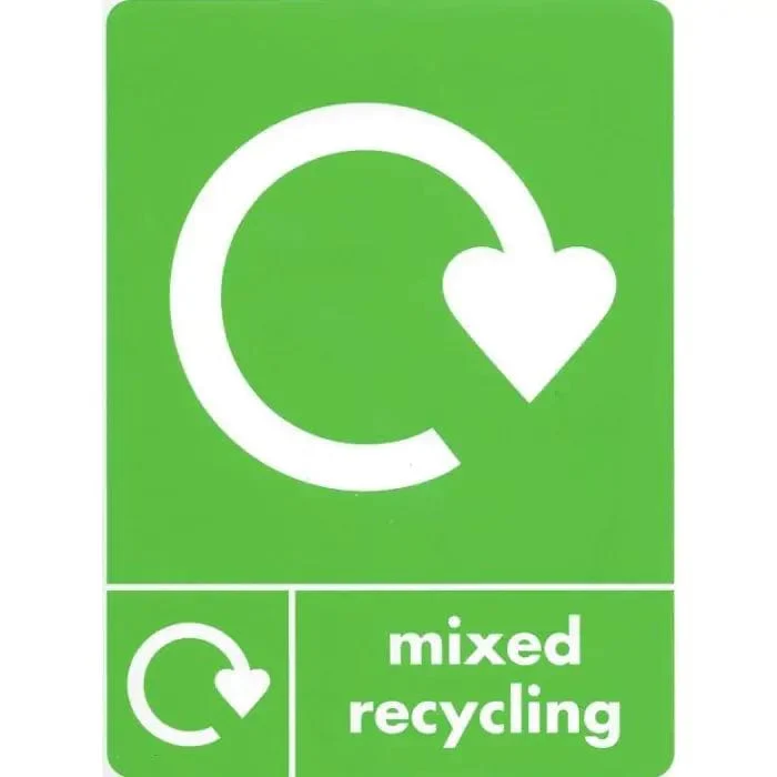 Plastic Push Lid Recycling Bin - 45 litre - Image 10