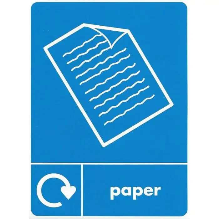 Plastic Push Lid Recycling Bin - 45 litre - Image 11