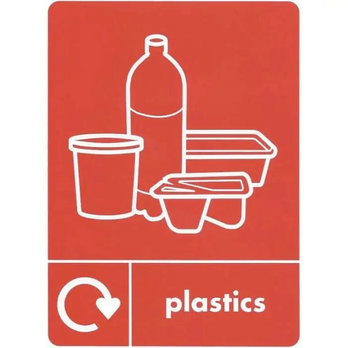 Plastic Push Lid Recycling Bin - 45 litre - Image 12