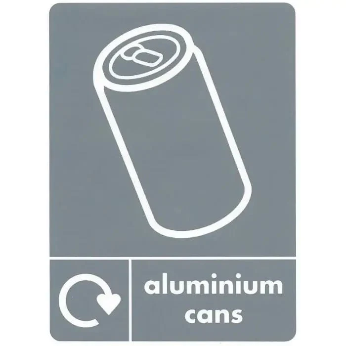 Plastic Push Lid Recycling Bin - 45 litre - Image 8