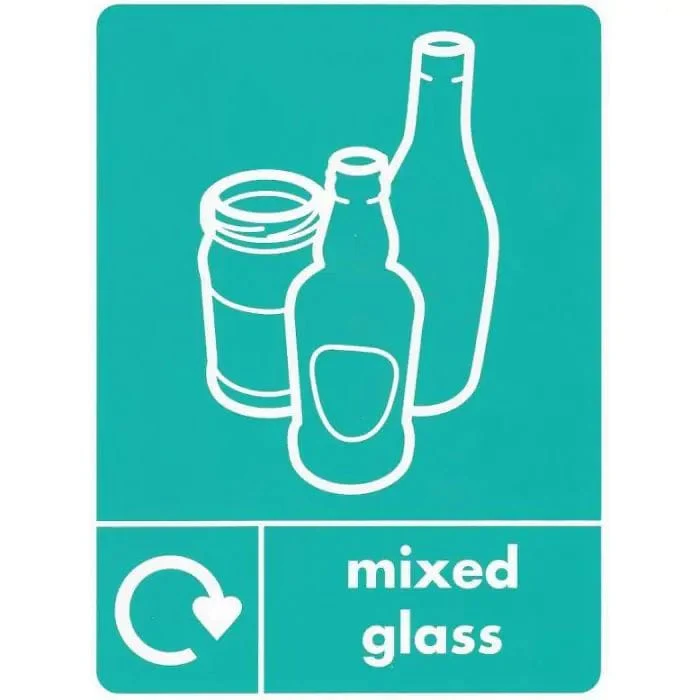 Plastic Push Lid Recycling Bin - 45 litre - Image 9