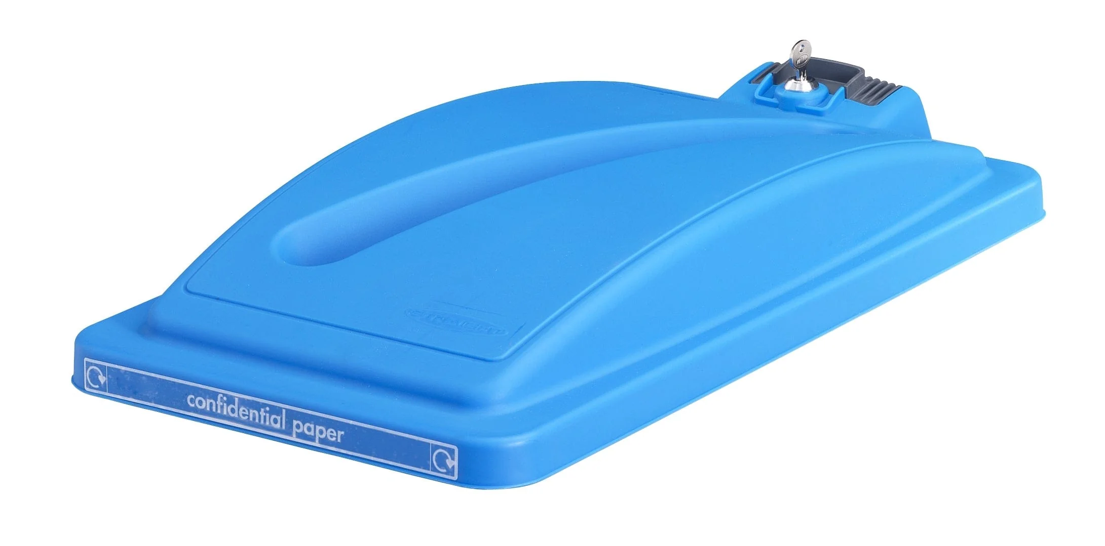 Slim Jim Confidential Paper Bin with Lock 60 Litres - Image 3