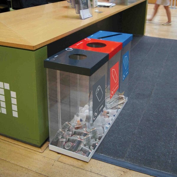 Triple Box Cycle Indoor Recycling Bin - 180 and 240 Litre Available - Image 5
